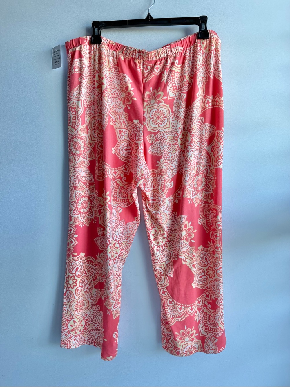 Linea Donatella Women's Coal Super Soft Paisliegh Cropped Pajama Set Size Large - Picture 10 of 12
